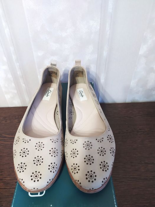 Туфли Clarks, кожа, размер 37