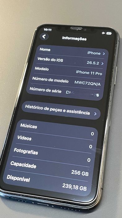 iPhone 11 Pro 256GB Cinzento