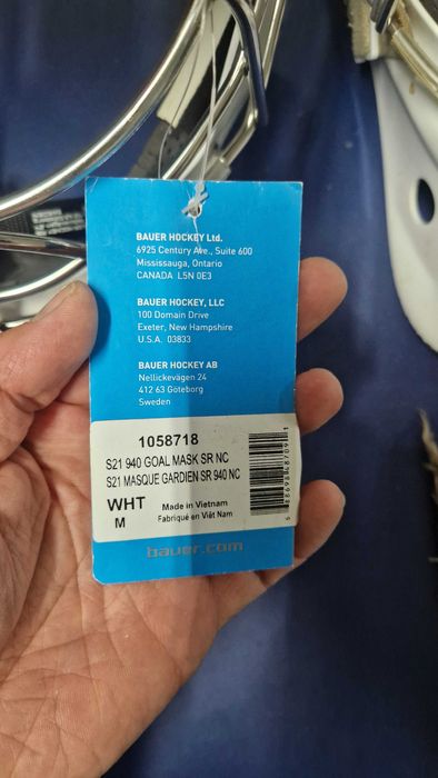 capacete hoquei Bauer 940 Senior, novo