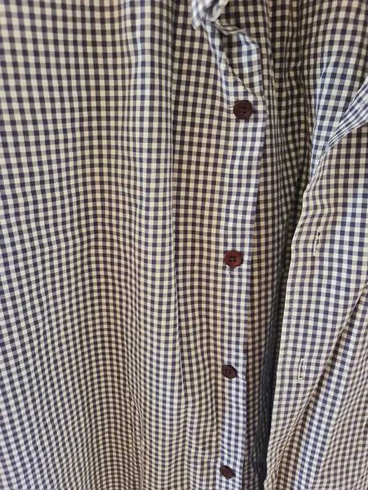 Camisa Italiana Cinza Slim Fit Tamanho L Manga Curta Humberto Pascuini