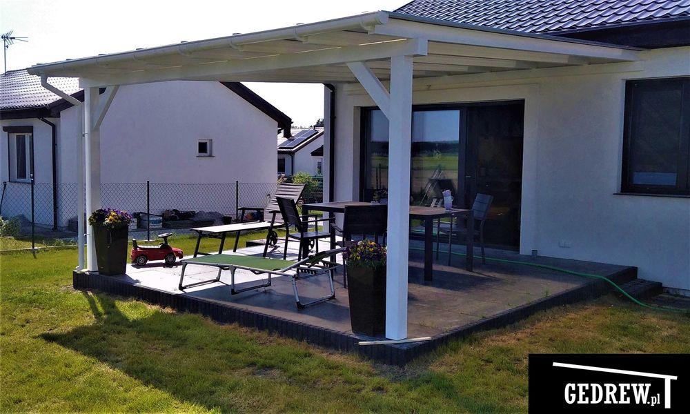 Zadaszenie tarasowe zadaszenie nad tarasem pergola tarasowa