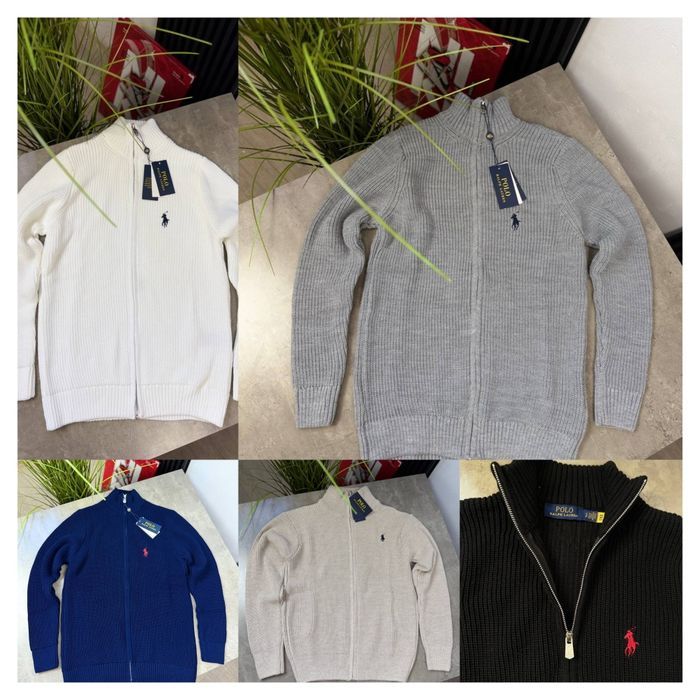 свитр кофта Вʼязана кардиган  Polo Ralph Lauren  зип zip old money