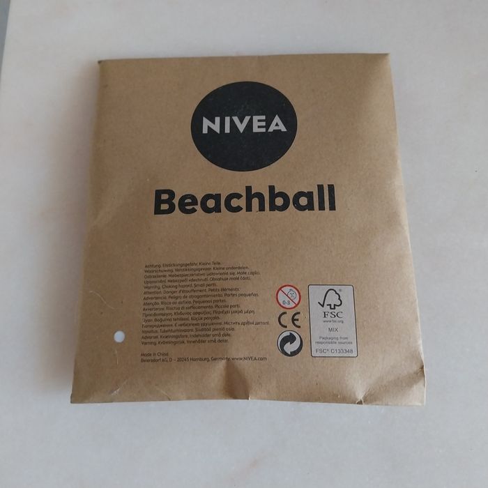 Bola Nivea, Praia