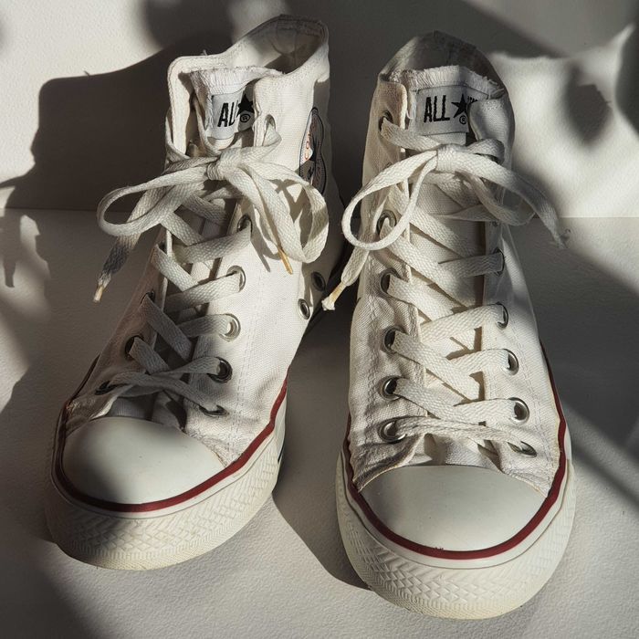 Белые высокие текстильные кеды Converse Chuck Taylor All Star 39EU