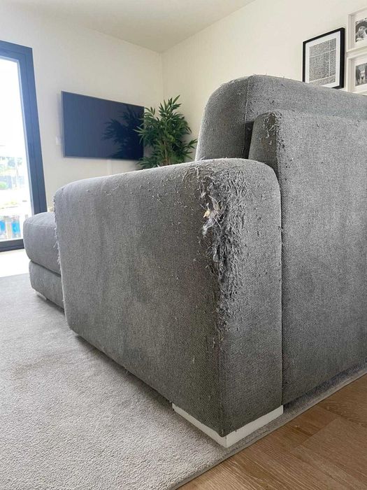 Sofá XXL 3 Lugares c/ Chaise Longue 2,85m – Feito por Medida