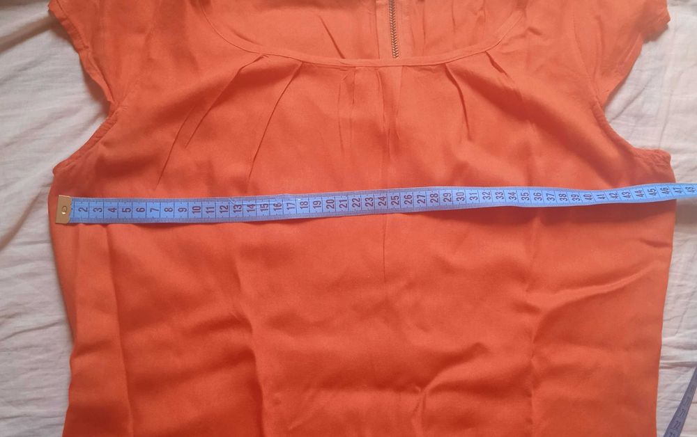 pomarańczowa bluzka Stradivarius