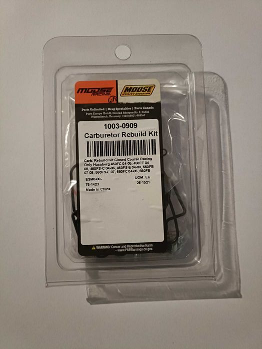 Kit reparação carburador Keihin FCR-MX41