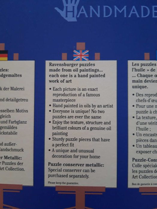 Puzzle Vincent Van Gogh "os girassóis"