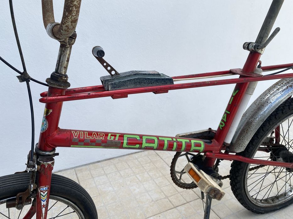 Bicicleta Vilar Catita GT chopper vermelha