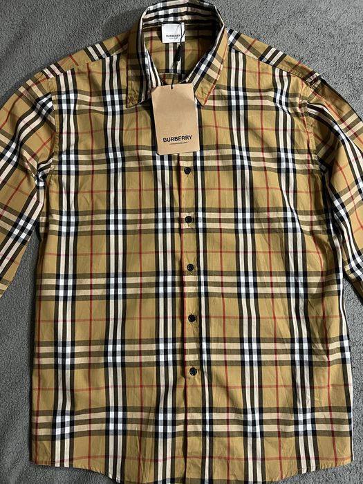 Сорочка Burberry в клітинку Нова