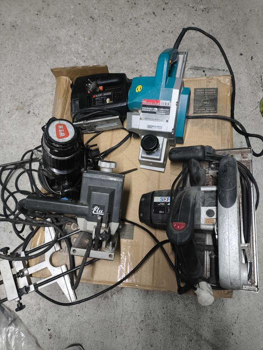 Lote de máquinas Makita, Elu, Black & Decker, Parkside