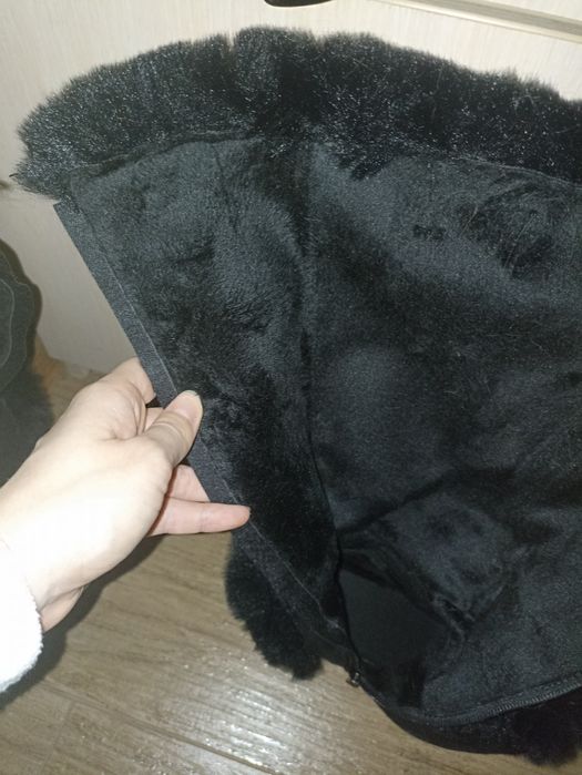 Пухнасті теплі чоботи на високому каблуку, косплей, лоліта, y2k