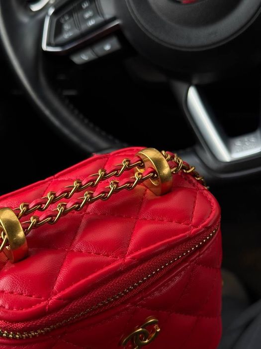Сумка Chanel Classic / міні-сумка шанель червона