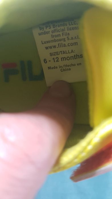 Buty Fila dla dziecka 6-12 miesięcy