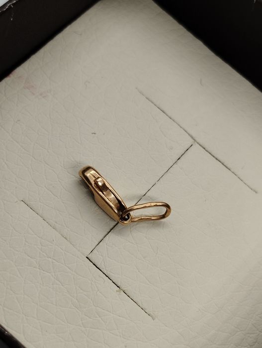 Золотой замочек карабин 0.63 грамма