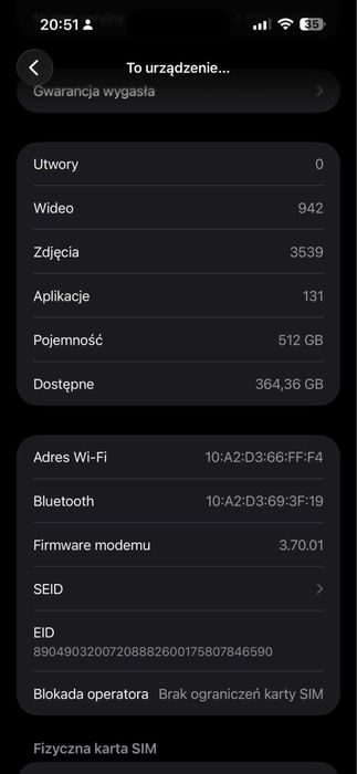 Iphone 15 pro max 512 gb 87% kondycji baterii