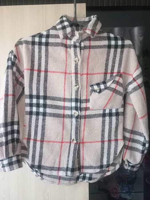 Тепла рубашка на дівчинку 6-8 років