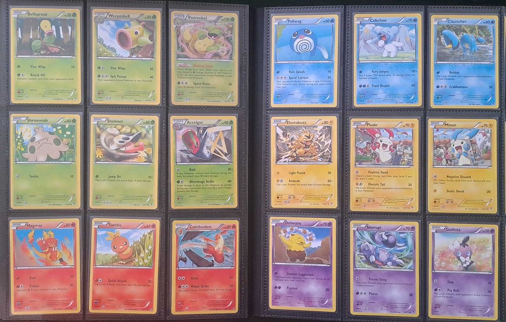 Karty Pokemon TCG.  Starsze sety.