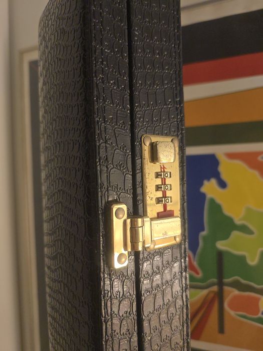 Taco de snooker com mala em pele