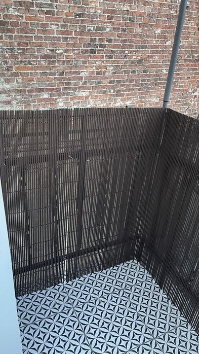 Osłona balkonowa mata na balkon boho plastikowy bambus