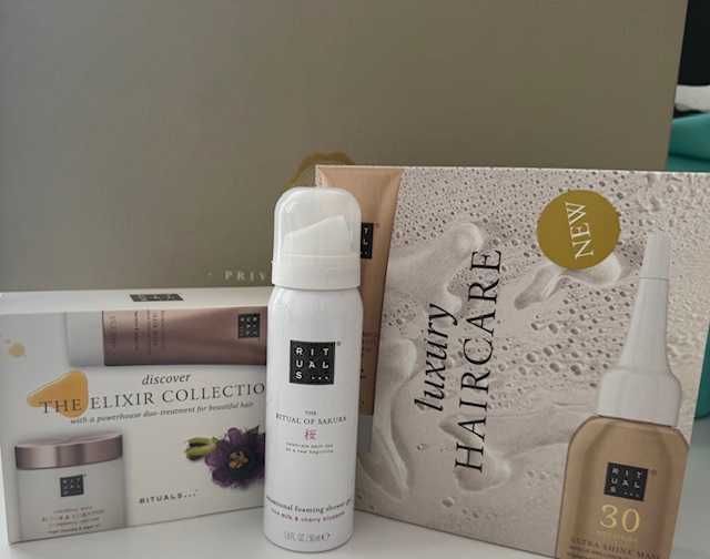 2 x zestaw do włosów + pianka Rituals