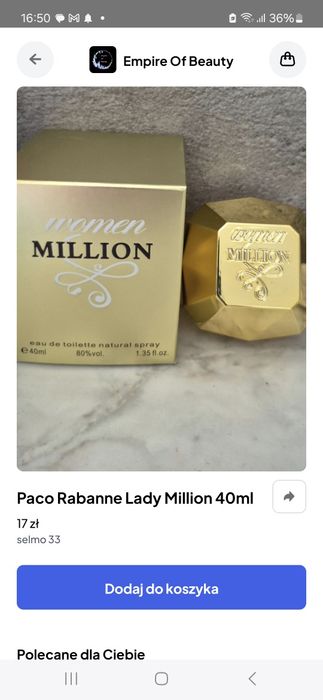 Paco Rabanne Lady Million 40 ml