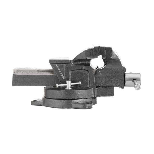Тиски слесарные поворотные 100 мм INTERTOOL HT-0081. Лещата слюсарні +