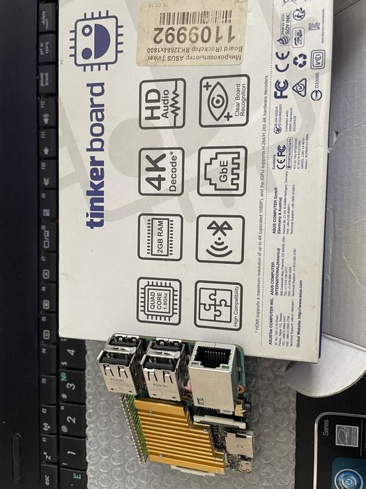 Мини компьютер Asus tinker board