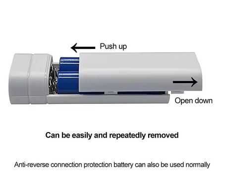Мини павербанк 6000 Ач со съемными аккумуляторами 18650 (в комлекте)