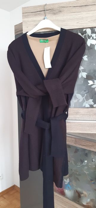 COS stores - dlugi kardigan 100proc welna