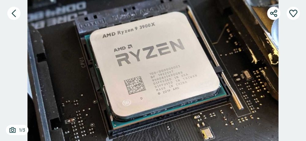 Ryzen 9 3900X  amd