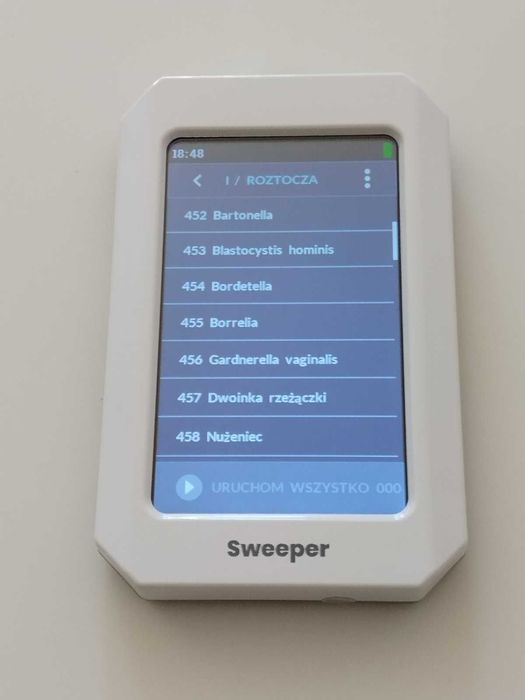 Sweeper CT  borelioza wirusy pasożyty bakterie  biorezonans