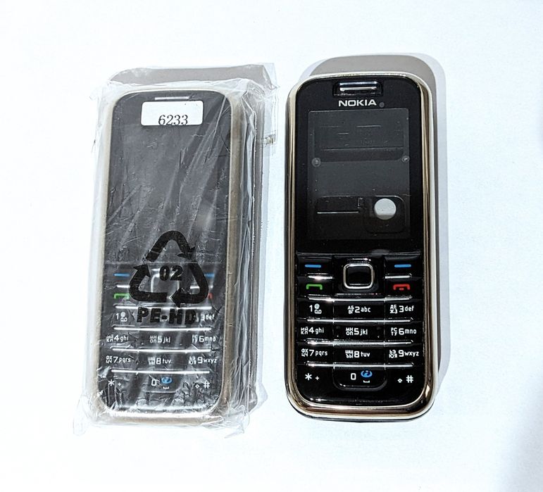 NOKIA 6233 новий корпус з клавіатурою для мобільного телефону