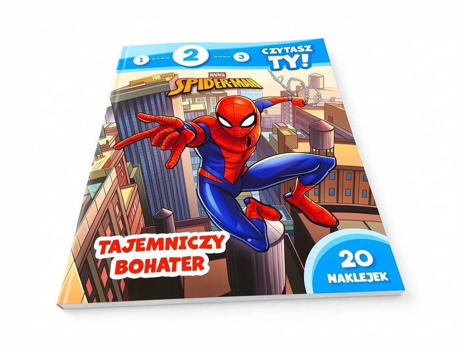 D261 Spider-Man Tajemniczy Bohater Książka Do Nauki Czytania Czytasz Ty Poziom 2 Marvel 20 Naklejek Edukacyjna Zabawa Dla Dzieci Nowa Kolekcja