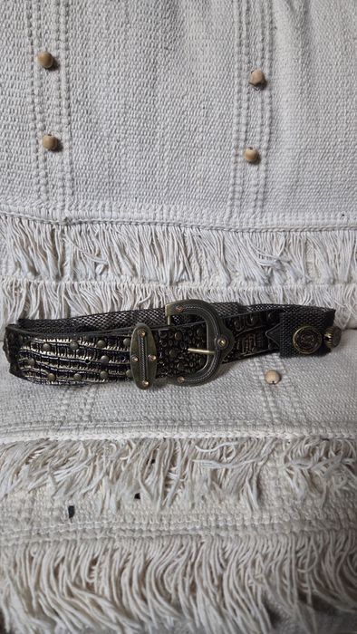 Pasek damski metalowy