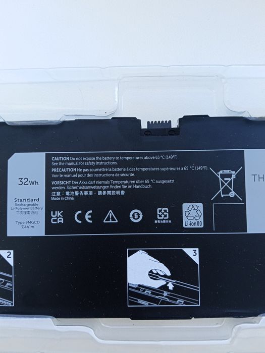 акумуляторна батарея для ноутбуків Dell XPS 13 9300, 9310, 9380