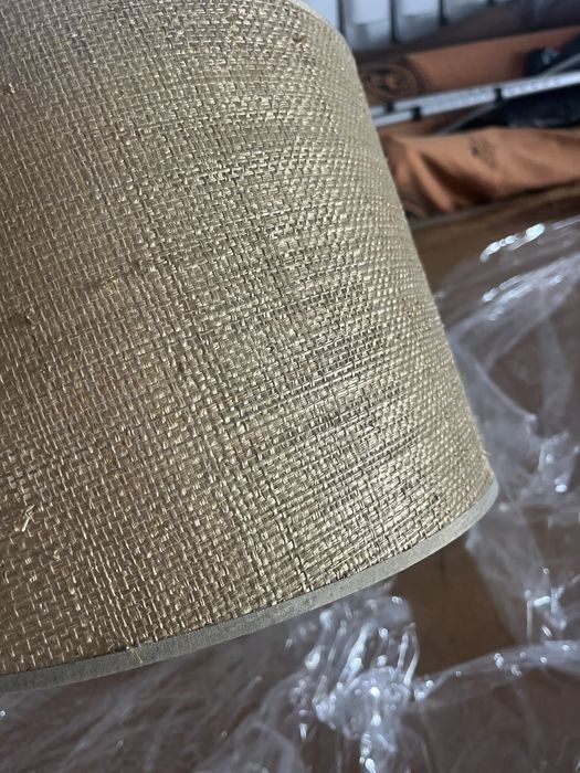 Candeeiro de teto em juta