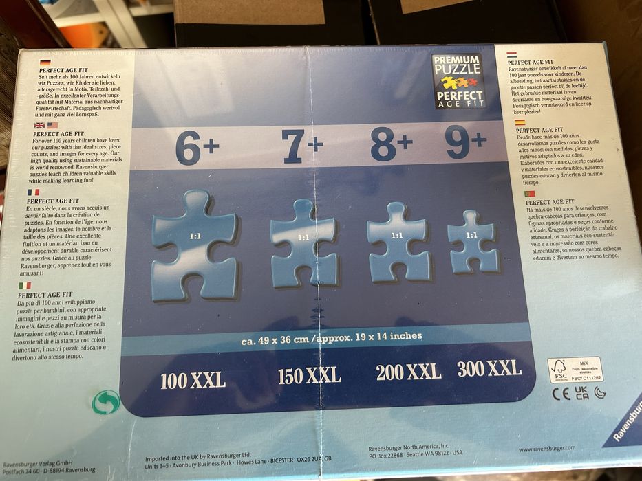 Puzzle XXL zwierzeta Zebra 300 szt