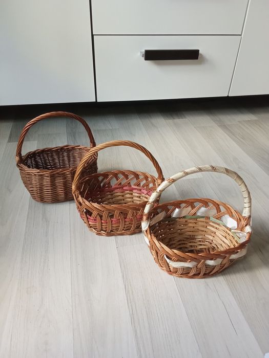 Koszyczki wiklinowe małe