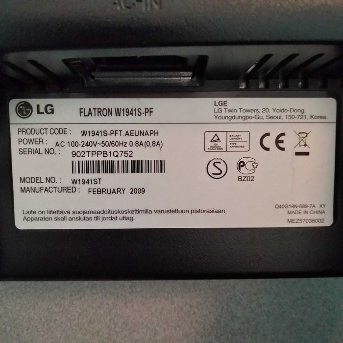 Monitor de Computador LG64739566619779126