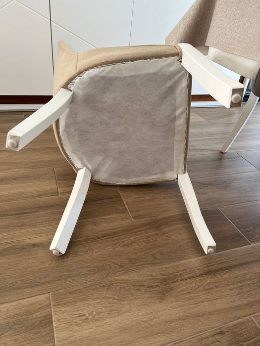 Conjunto Mesa + 6 Cadeiras + Aparador Nogueira