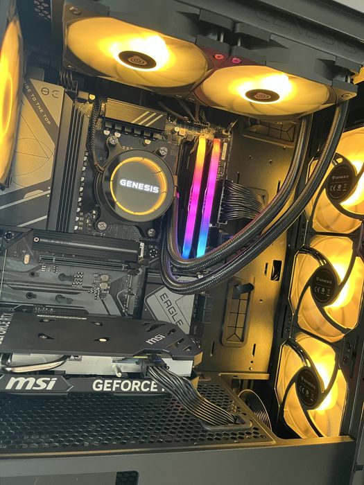 Kompiter gamingowy RTX; AMD; ddr5; chlodzenie wodne!