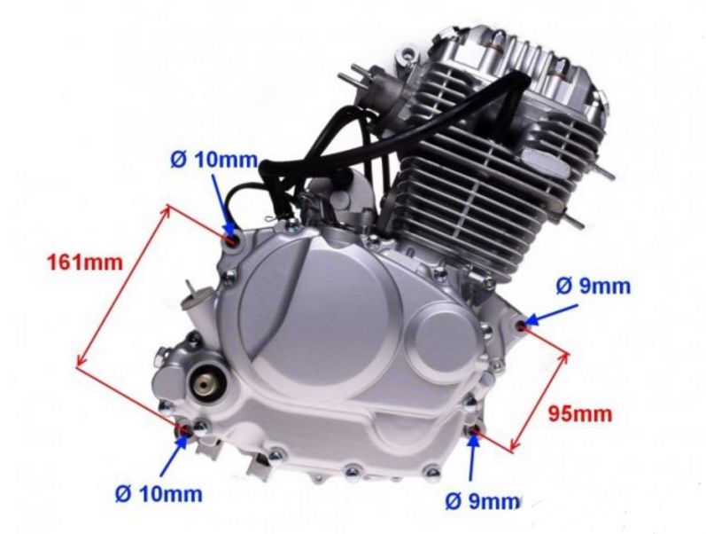 Silnik 125/150 CC Pionowy Romet Zetka Aston CRS, TZR YANKEE XCROSS GSR