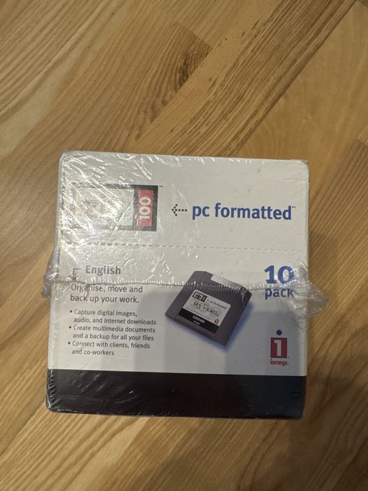 Dyski Zip 100MB - 10 sztuk