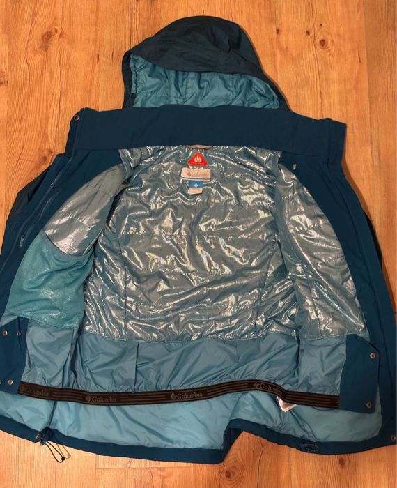 Куртовка пуховик вітровка columbia 9/10