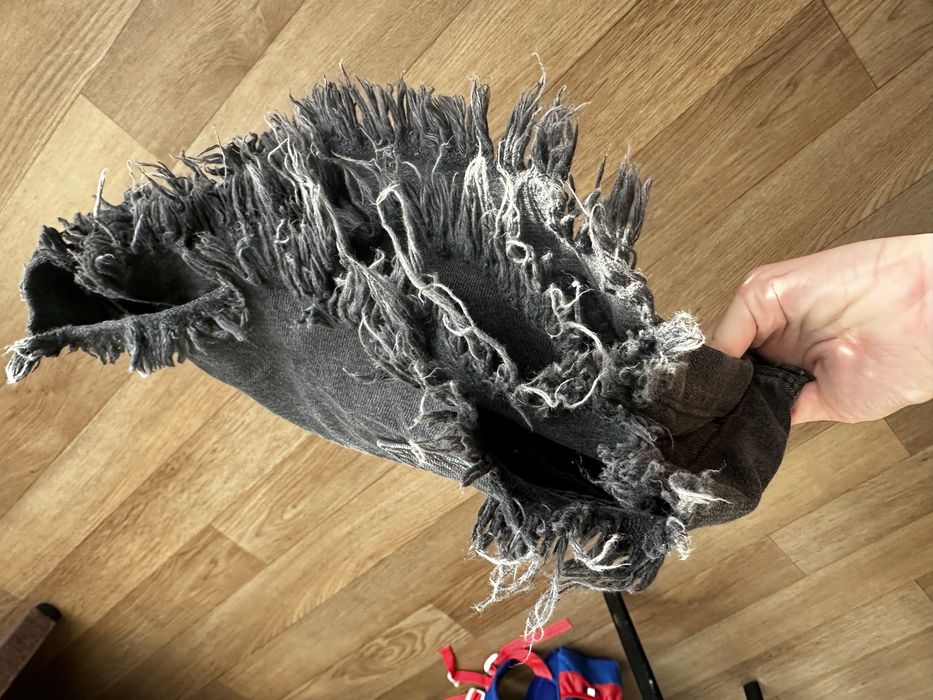 Шорти джинсові чорні