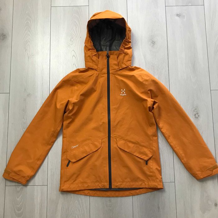 HAGLOFS Mila r.152 cm oryginalna kurtka nieprzemakalna dziecięca