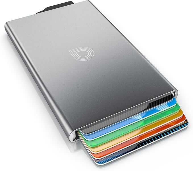 Aluminiowe etui ochronne na karty - Blokada ekranu NFC RFID