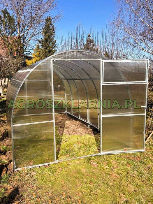 Szklarnia poliwęglan 4mm/6mm 2,4x4m,3x4,3x6m,3,5x6m itd Dostawa Gratis
