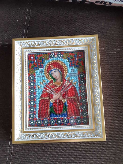 Икона Божьей Матери Умягчение злых сердец (Семистрельная).